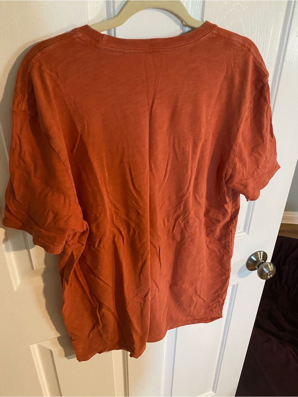 Lucky Brand Orange Short-Sleeve Motorcycle Graphic Tee - Picture 3 of 3